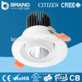 AC85-265V100lm / w Runde COB LED Downlight 9w mit Ce Rohs